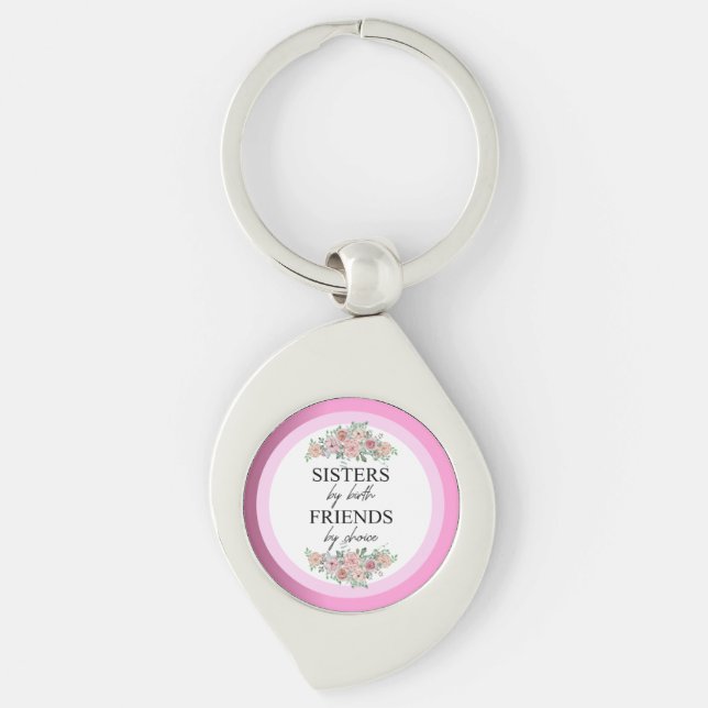 Nyckelkedja för Metall i elegant Sisters (Framsidan)