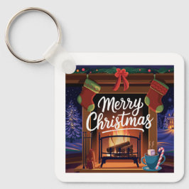 Nyckelkedja för metall-kvadrat nyckelring