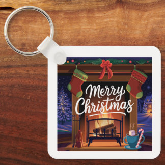 Nyckelkedja för metall-kvadrat nyckelring