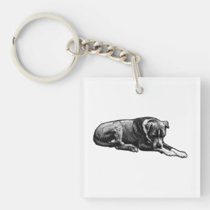 Nyckelkedja för Mini Grain Hund