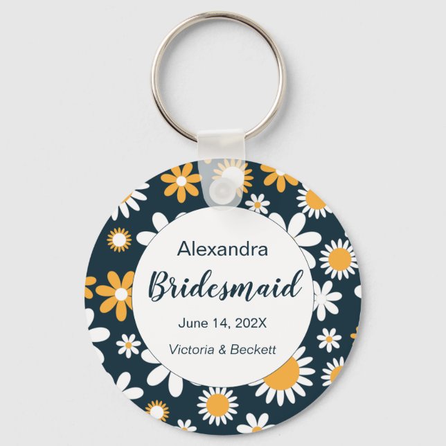 Nyckelkedja för modern Blommigt Nyckelring (Framsida)