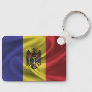 Nyckelkedja för Moldavien-Flagga Nyckelring