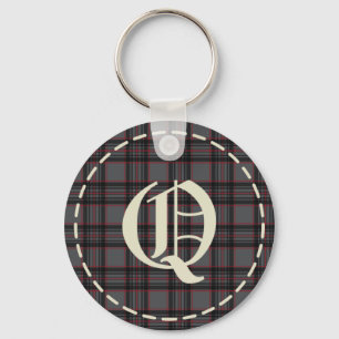 Nyckelkedja för Monogrammed Brev Q Nyckelring