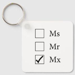 Nyckelkedja för MX-rubrik (tre alternativ) Nyckelring