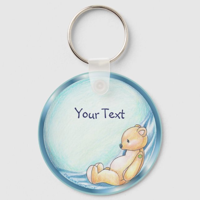 Nyckelkedja för nalle nyckelring (Framsida)