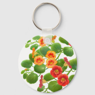 Nyckelkedja för Nasturtium Flowers Nyckelring