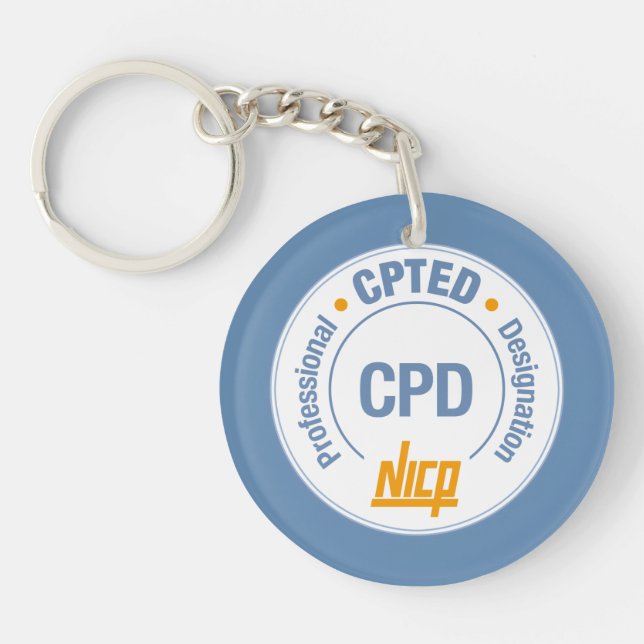 Nyckelkedja för NICP CPD-Logotyp (Framsidan)
