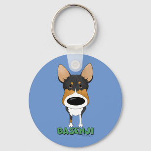 Nyckelkedja för Notin-Butt Basenjis Nyckelring