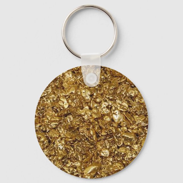 Nyckelkedja för nuggets guld nyckelring (Framsida)