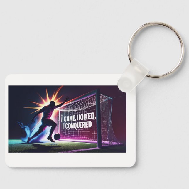 Nyckelkedja för nyckelkedjor i fotboll nyckelring (Framsida)