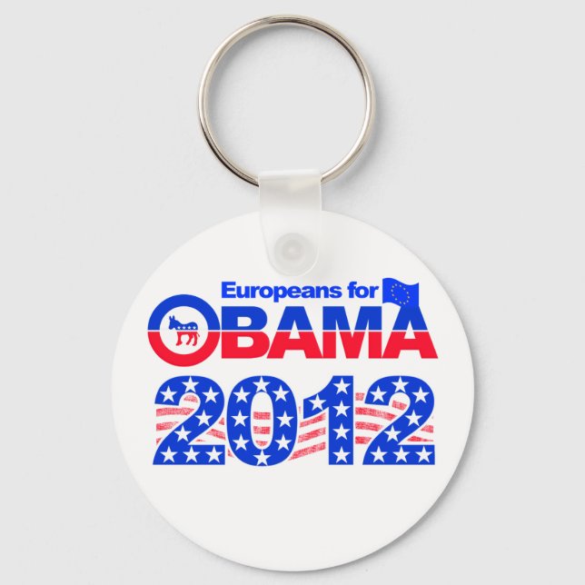 Nyckelkedja för OBAMA 2012 Nyckelring (Framsida)