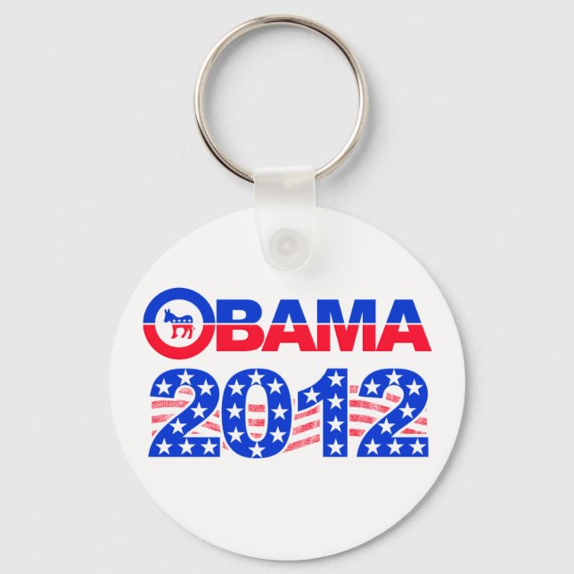 Nyckelkedja för OBAMA 2012 Nyckelring (Framsida)