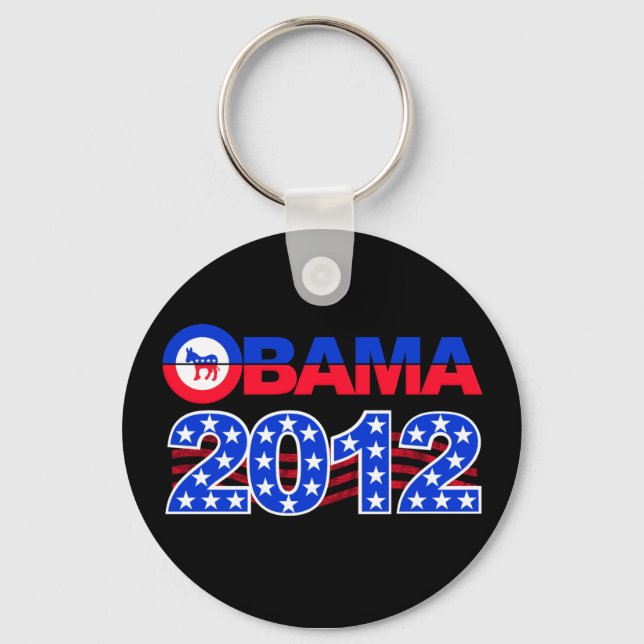 Nyckelkedja för OBAMA 2012 Nyckelring (Framsida)