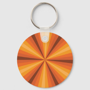 Nyckelkedja för optisk Illusion-Orange Nyckelring