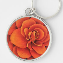 Nyckelkedja för Orange Begonia