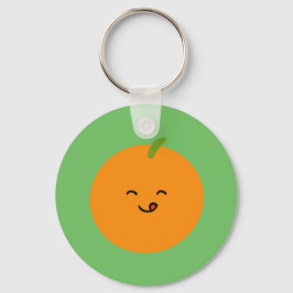 Nyckelkedja för orange-frukt nyckelring