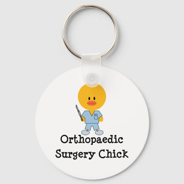 Nyckelkedja för Ortopedic Surgery Chick Keychain Nyckelring (Framsida)