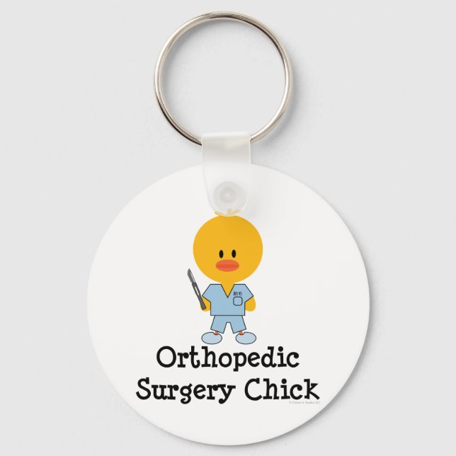 Nyckelkedja för Ortopedic Surgery Chick Keychain Nyckelring (Framsida)