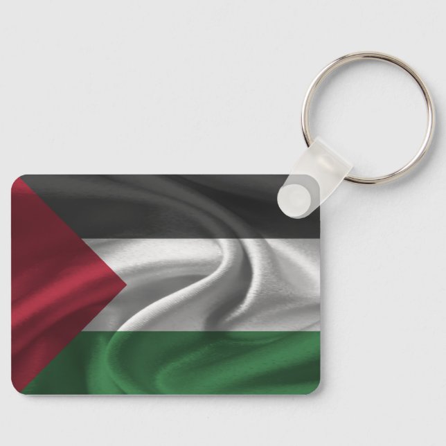 Nyckelkedja för Palestina-Flagga Nyckelring (Framsida)
