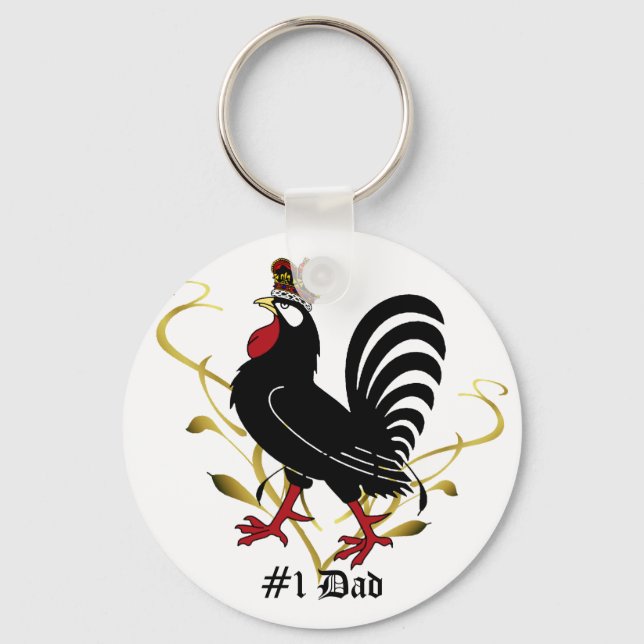 Nyckelkedja för Pappa 1 Nyckelring (Framsida)