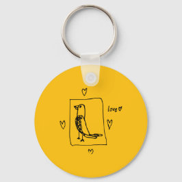 Nyckelkedja för parakeet nyckelring