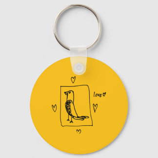 Nyckelkedja för parakeet nyckelring