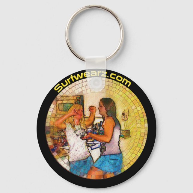 Nyckelkedja för Party Girls Nyckelring (Framsida)