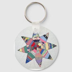 Nyckelkedja för Patchwork-stjärna Nyckelring