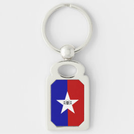 Nyckelkedja för patrioter med Flagga San Antonio