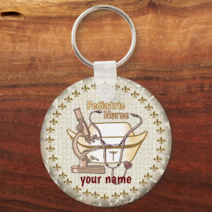 Nyckelkedja för pediatriska sjuksköterskor nyckelring