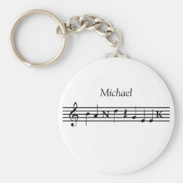 Nyckelkedja för personlig Band Geek Nyckelring