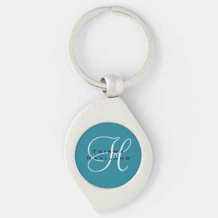 Nyckelkedja för personlig med Monogram