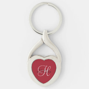 Nyckelkedja för personlig med Monogram HAMbyWG