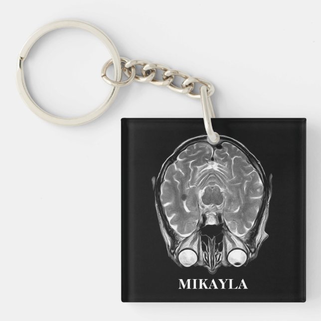 Nyckelkedja för personlig MRI-hjärnsökning (Framsidan)
