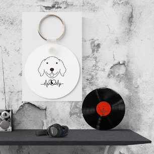 Nyckelkedja för personlig Pet Photo Hund älskare K Nyckelring
