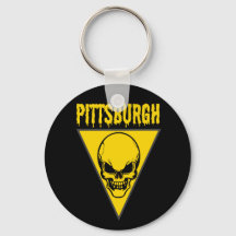 Nyckelkedja för Pittsburgh Skull