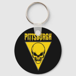 Nyckelkedja för Pittsburgh Skull Nyckelring
