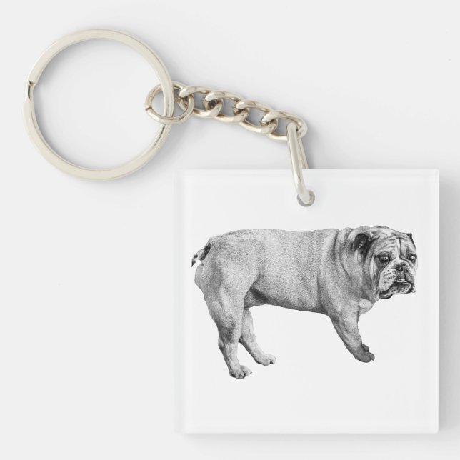 Nyckelkedja för Pocket Bulldog (Framsidan)