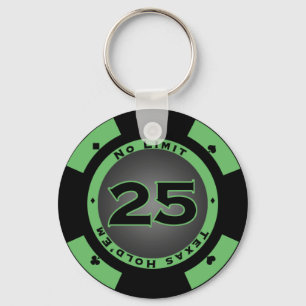 Nyckelkedja för Poker Chip Nyckelring