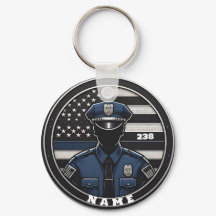 nyckelkedja för polis