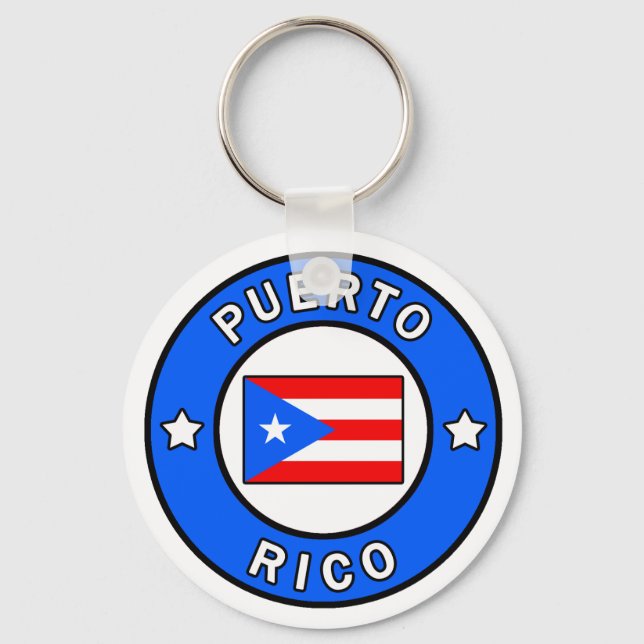 Nyckelkedja för Puerto Rico Nyckelring (Framsida)
