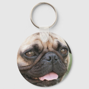 Nyckelkedja för Pug Hund Nyckelring