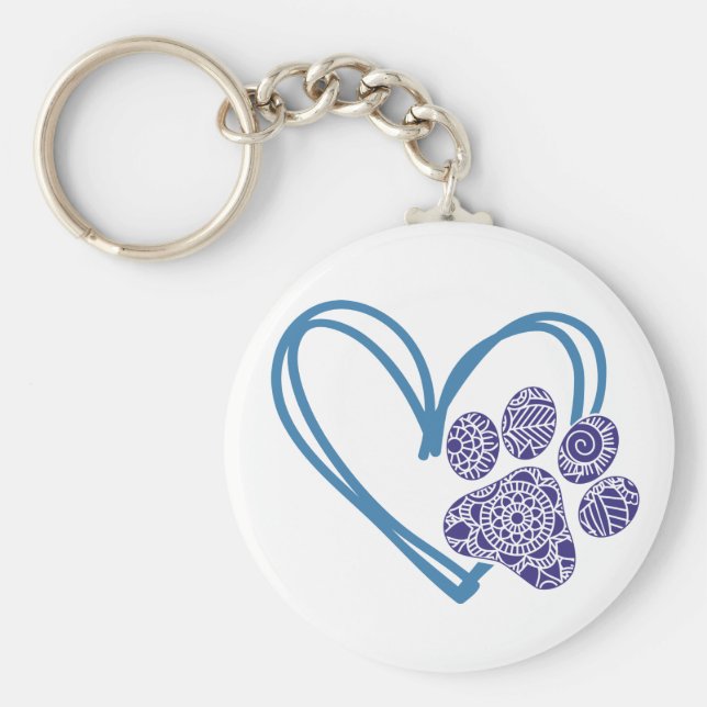 Nyckelkedja för puls- och bländarutskrift nyckelring (Framsidan)