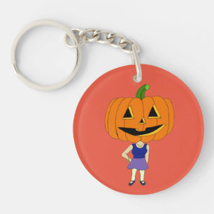 nyckelkedja för pumphuvud-chibi-flicka