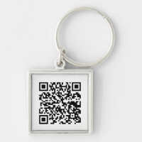 Nyckelkedja för QR-koddesign
