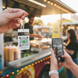 Nyckelkedja för QR-Personlig för Pengarar App & Ve