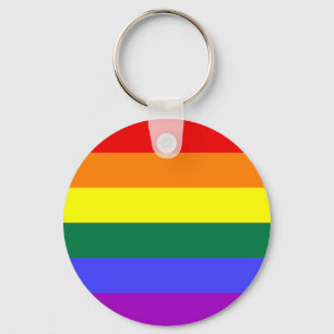 Nyckelkedja för Rainbow Pride Flagga Nyckelring