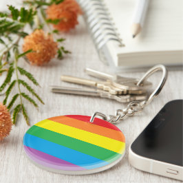 Nyckelkedja för "regnbåge-Pride"