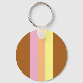 Nyckelkedja för Retro Rand (Orange Multi) Nyckelring