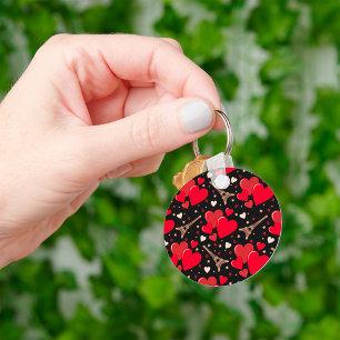 Nyckelkedja för röda franskar nyckelring